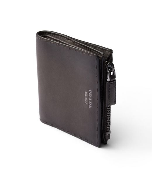 Prada Multicolor Small Leather Wallet for men