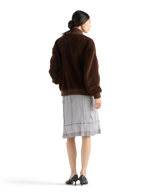 Prada Brown Fleece Jacket