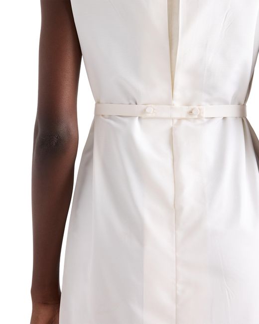 Prada White Faille Dress