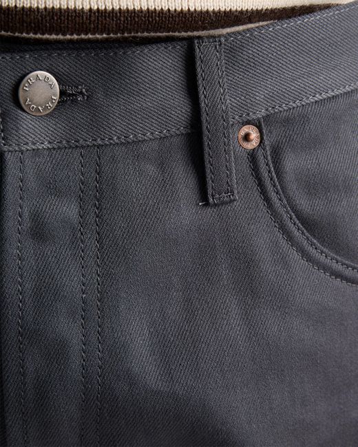 Prada Reguläre Jeans Aus Raw Denim in Blue für Herren