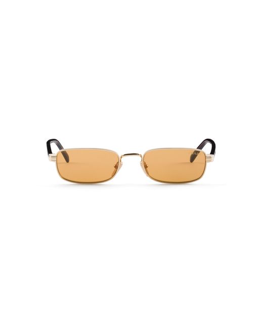 Prada Metallic Sunglasses With The Iconic Metal Plaque for men
