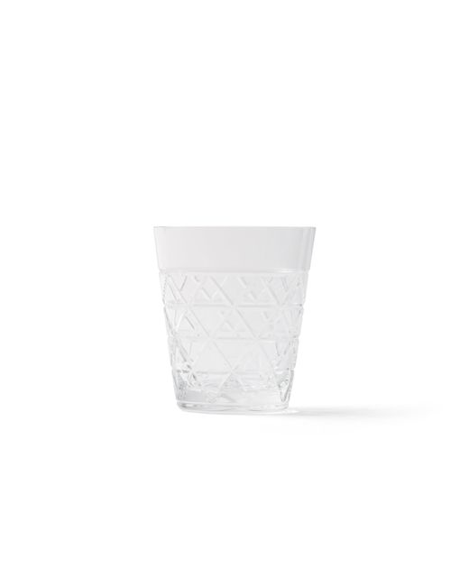 Prada White Wasserglas Aus – Triangles