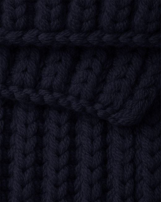 Prada Blue Wool Scarf