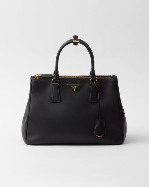 Prada Black Large Galleria Leather Bag