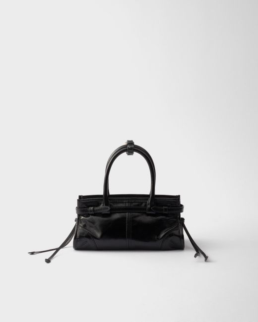 Borsa A Mano Bonnie Mini di Prada in Black