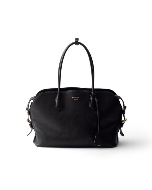 Borsa Shopping Large di Prada in Black