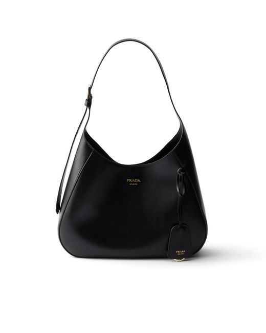 Prada Black Boogie Medium Leather Bag