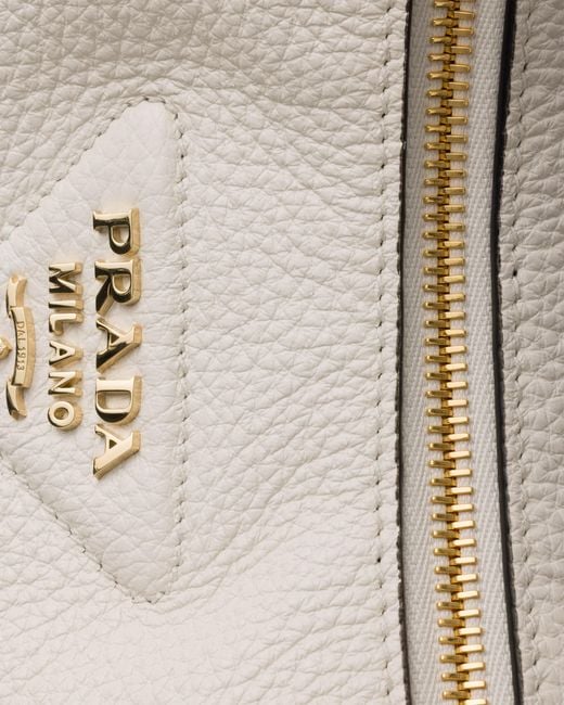Prada White Small Leather Bag
