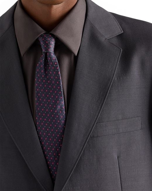 Prada Blue Silk Tie for men