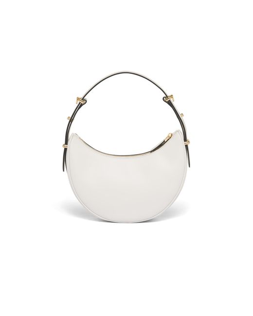 Borsa A Spalla Arqué Small di Prada in White