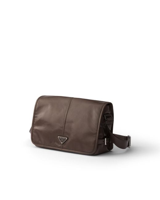 Borsa A Tracolla di Prada in Brown da Uomo