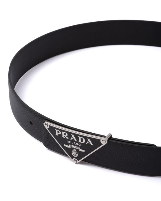 Asta Per Cintura di Prada in Black da Uomo