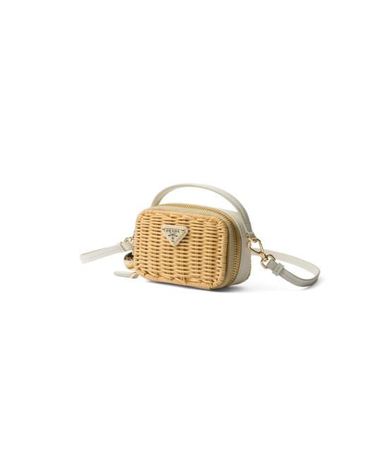 Mini Pouch di Prada in Metallic