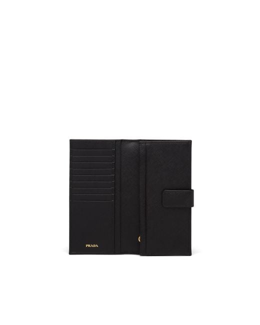 Prada Multicolor Large Saffiano Leather Wallet