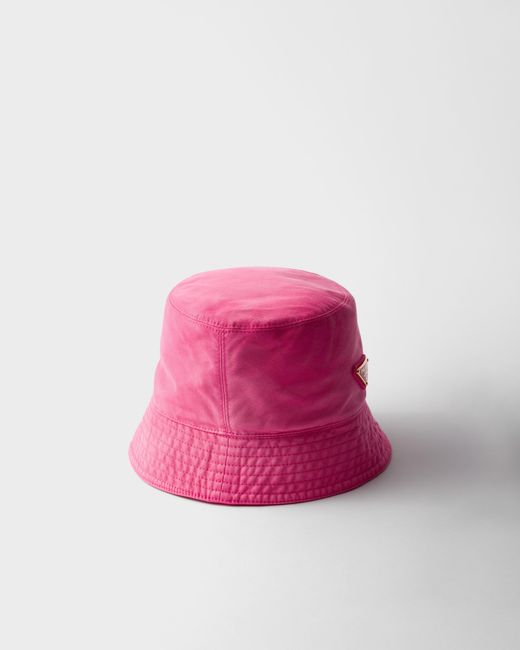 Prada Pink Cotton Bucket Hat