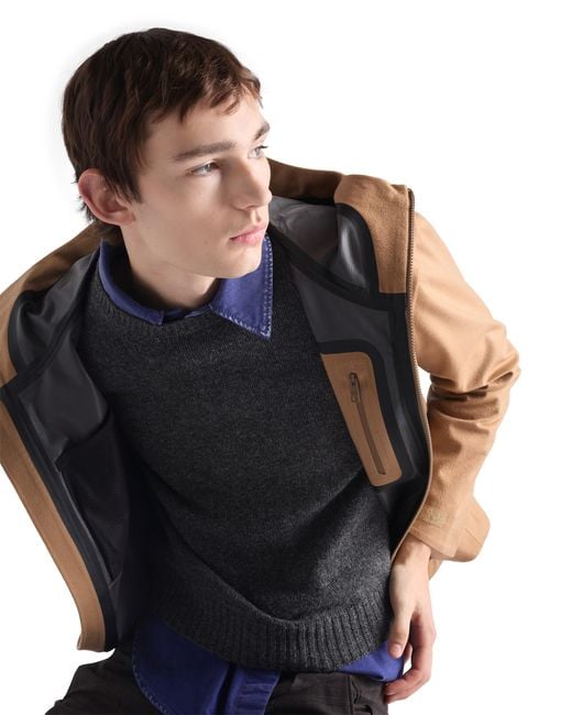 Giubbotto di Prada in Natural da Uomo