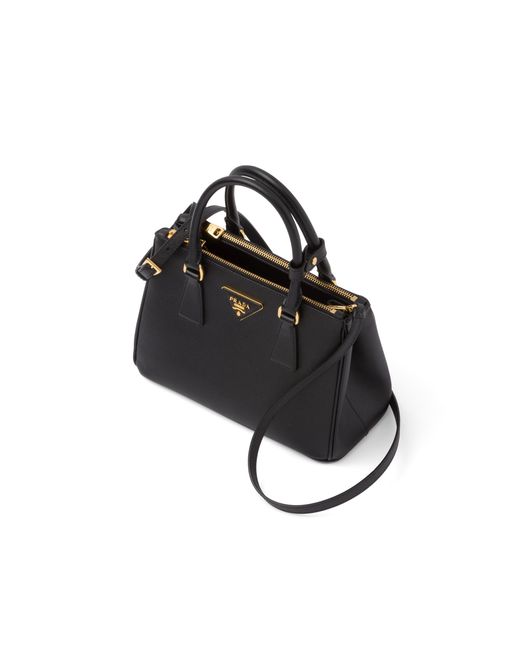 Prada Black Galleria Small Saffiano Leather Bag