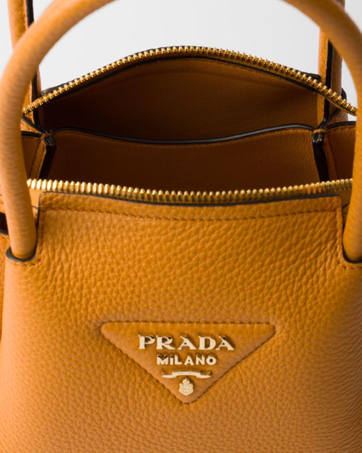 Mini Borsa A Mano di Prada in Metallic
