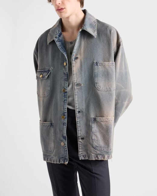 Blouson di Prada in Blue da Uomo