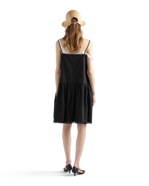 Prada Black Re-Nylon Mini-Dress