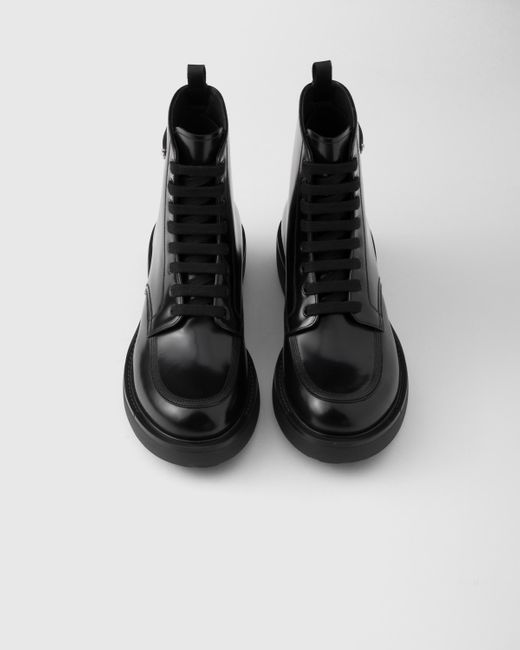 Stivaletti di Prada in Black da Uomo