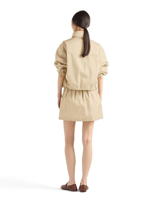Prada White Re-Nylon Blouson Jacket