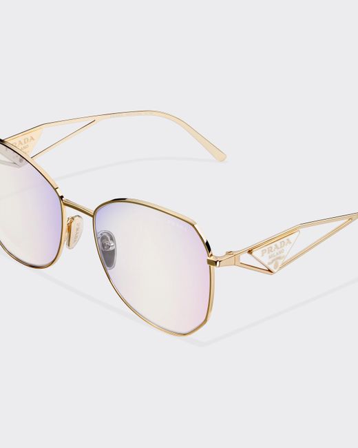 Prada Multicolor Sunglasses With Triangle Logo