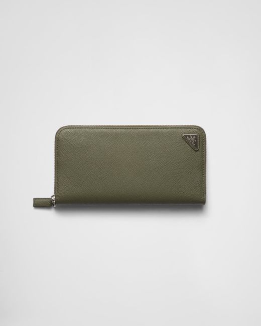 Prada Green Saffiano Wallet for men