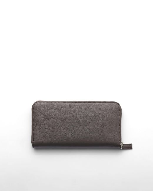 Prada Gray Saffiano Wallet for men