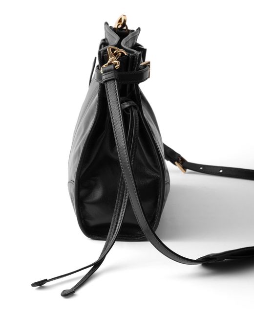 Prada Black Bonnie Leather Mini Shoulder Bag