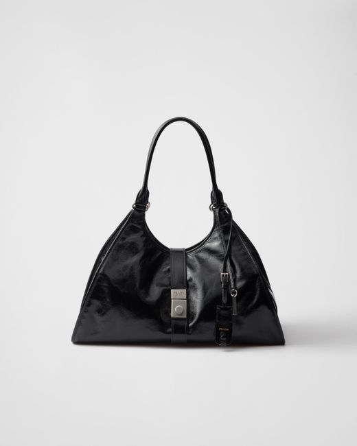 Prada Black Large Leather Tote Bag