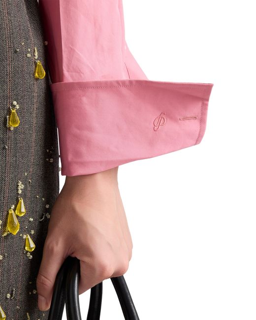 Prada Pink Poplin Shirt