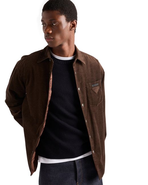 Camicia di Prada in Brown da Uomo