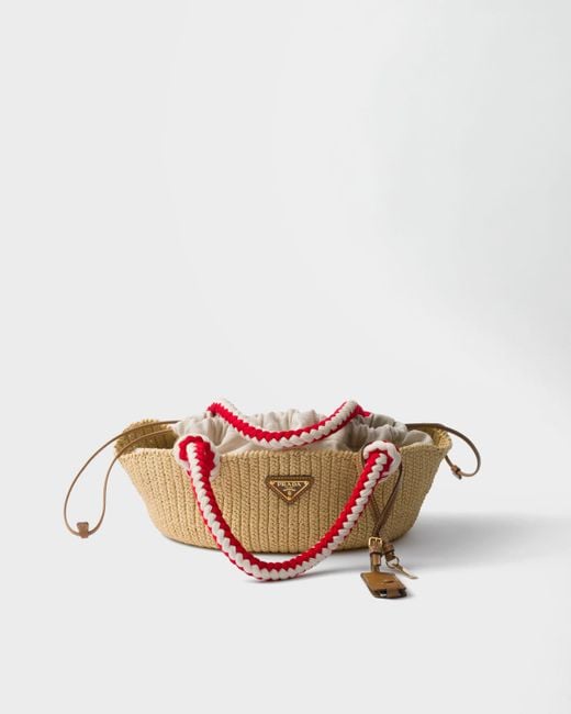 Prada White Small Crochet Bag