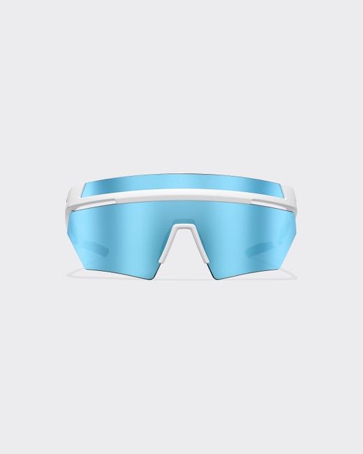 Prada Linea Rossa Impavid Sonnenbrille in Blue für Herren
