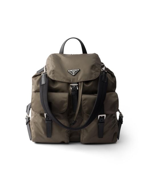 Prada Black Re-Nylon Backpack for men