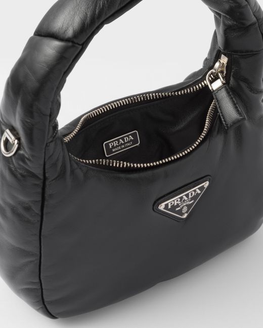 Prada Black Soft Padded Nappa Leather Mini-Bag