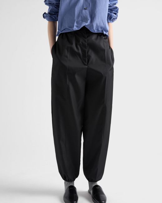 Prada Black Re-Nylon Joggers