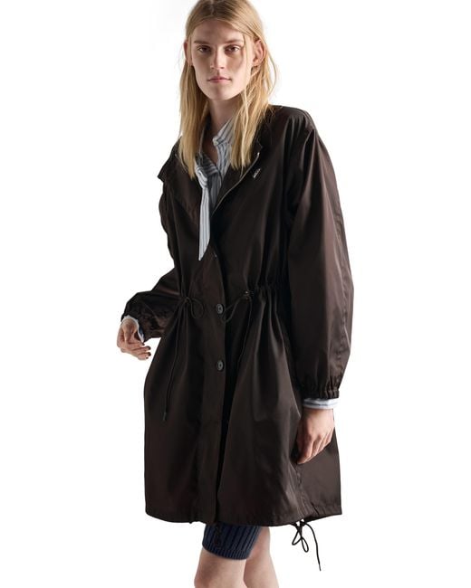 Prada Black Re-Nylon Raincoat