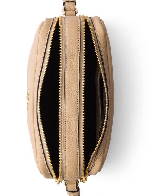 Borsa A Tracolla Small di Prada in Natural