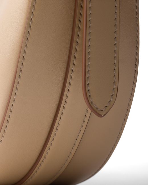 Borsa A Spalla Arqué Mini di Prada in Metallic