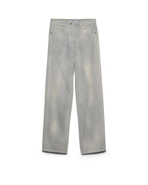 Prada Gray Corduroy Jeans