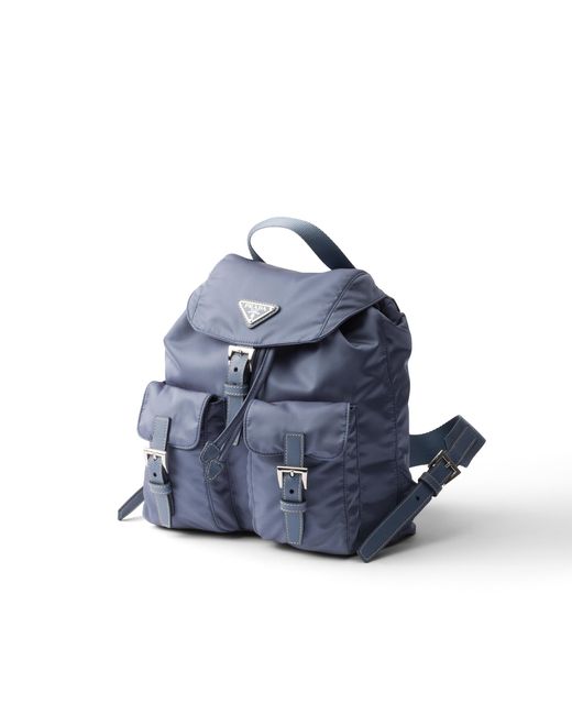 Prada Blue Small Re-Nylon Backpack