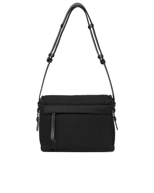 Prada Black Traveller Small Padded Re-Nylon Shoulder Bag