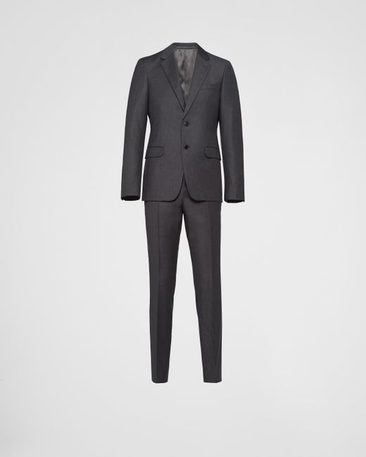 Prada Multicolor Single-breasted Wool Suit for men