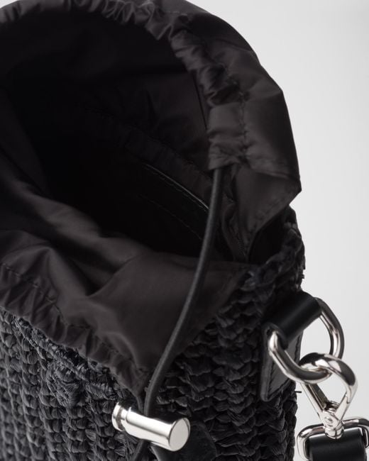 Prada Black Crochet Smartphone Case for men