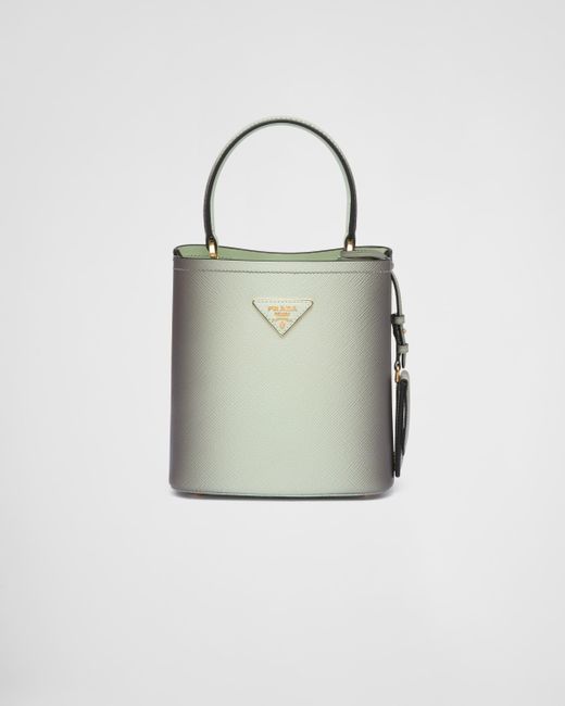 Prada Multicolor Small Panier Saffiano Leather Bag