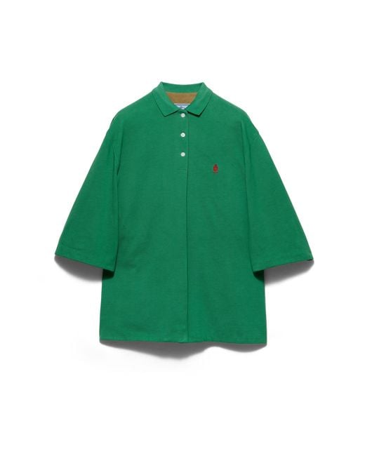 Prada Green Old Piqué Blouson Jacket