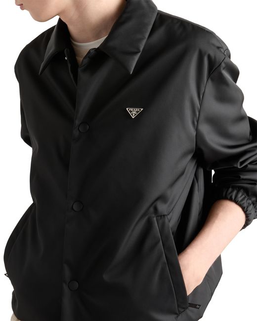 Prada Black Re-Nylon Blouson Jacket for men