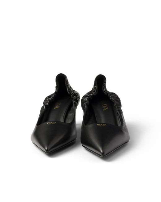 Prada Black Leather Pumps